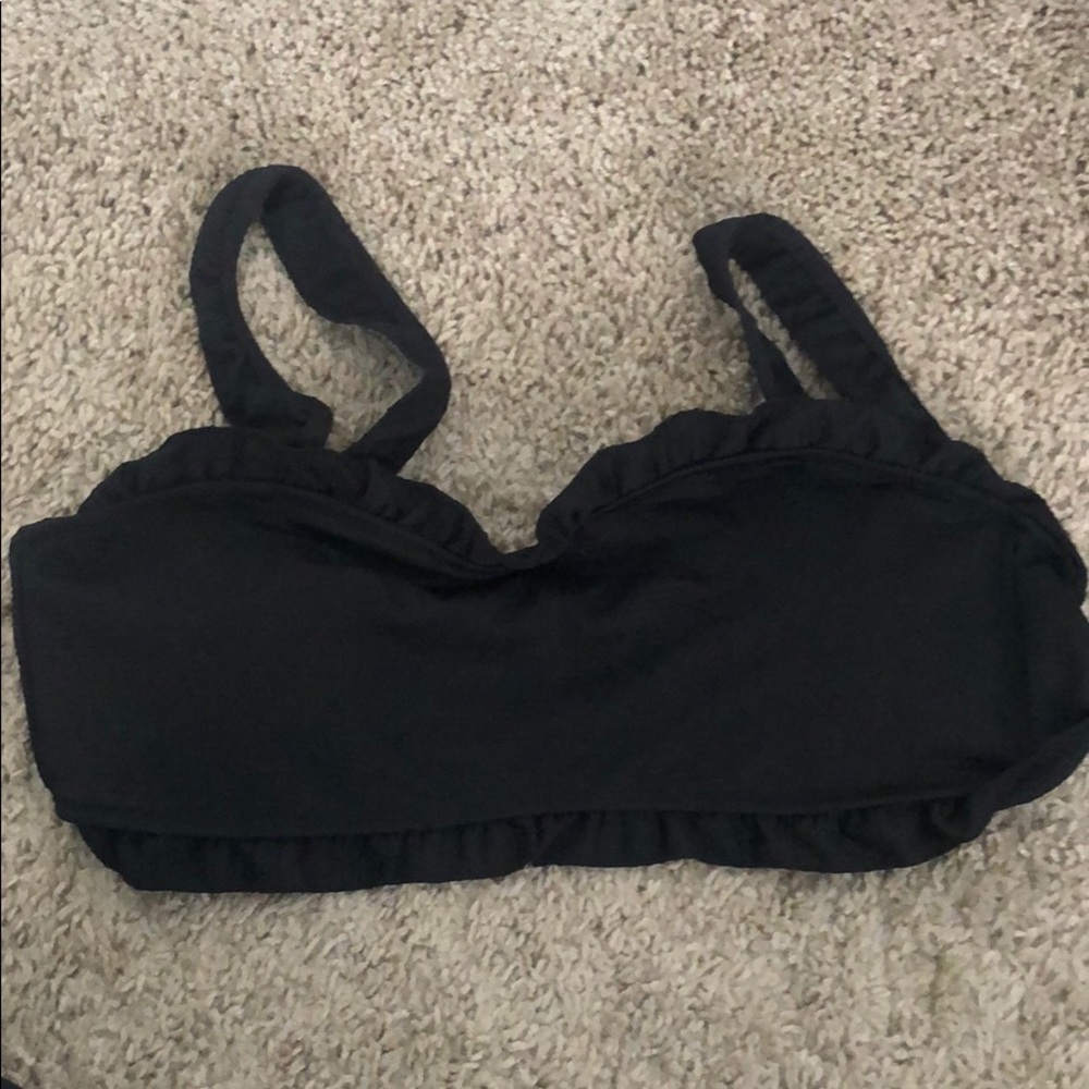 Black bathing suit top Cupshe